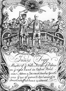 James Figg - reklame af William Hogarth, ca. 1729/30 af William Hogarth