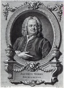 James Gibbs, graveret af Bernard Baron, 1747 af William Hogarth