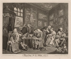 Moderigtigt bryllup af William Hogarth
