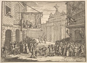 Maskerader og operaer, 1724. af William Hogarth