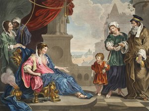 Moses bragte til Faraos Datter en illustration fra 