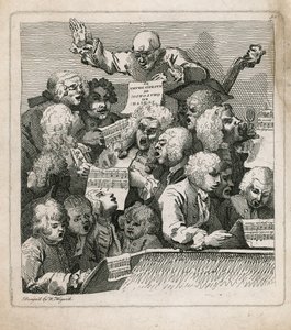 Musikere af William Hogarth