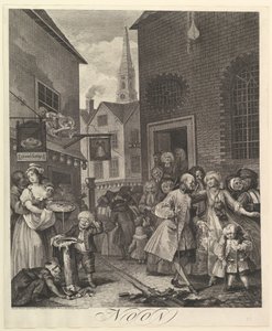 Middag: Døgnets fire tider af William Hogarth