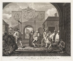 O roastbeef fra Old England af William Hogarth