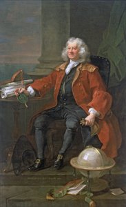 Portræt af kaptajn Coram (ca. 1668-1751) 1740