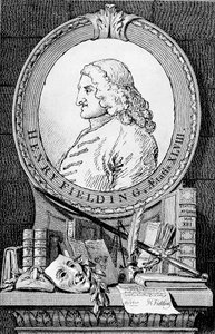 Portræt af romanforfatteren og dramatikeren Henry Fielding 1707-1754, 1762. af William Hogarth