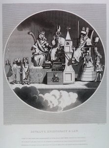 Kongedømme, Bispedømme og Lov af William Hogarth