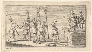 Shameful Discharge John Beaver, Roman Military Punishments, 1725, efter 1725. af William Hogarth