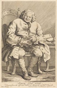 Simon Lord Lovat af William Hogarth