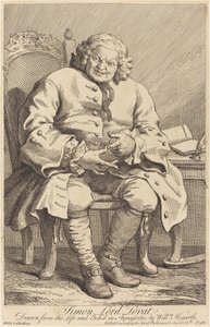 Simon Lord Lovat af William Hogarth