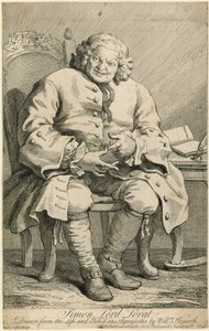 Simon Lord Lovat af William Hogarth