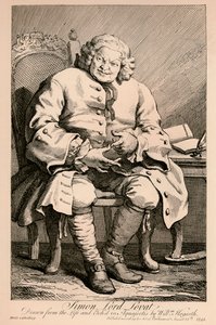 Simon, Lord Lovat, 1746 af William Hogarth