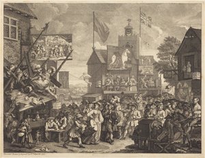 Southwark-markedet af William Hogarth