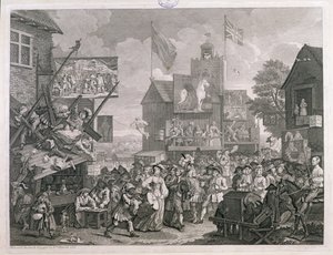 Southwark Fair af William Hogarth