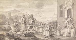 Studie for Foundlings af William Hogarth