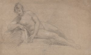 Undersøgelse af en nøgen kvinde af William Hogarth