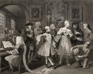 Omgivet af kunstnere og professorer, plade II fra 