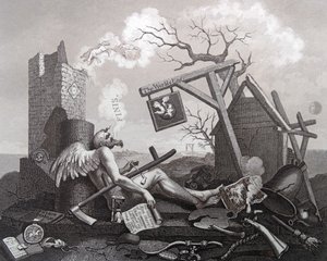 Tail-Piece eller The Bathos af William Hogarth