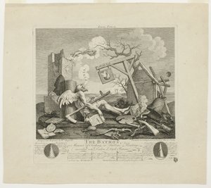 Halestykke eller Bathos af William Hogarth