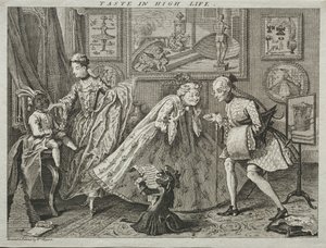 Smag i det høje liv, 1746. af William Hogarth