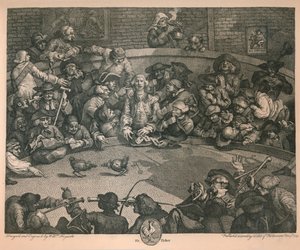 Cockpit, 1759. af William Hogarth