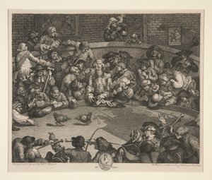 Hanekampen af William Hogarth