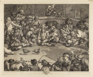 Hanekamparenaen af William Hogarth