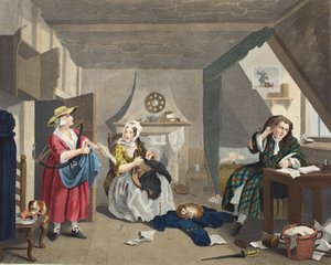 The Distressed Poet, illustration fra 