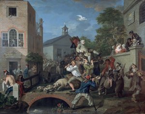 Valget IV som formand for medlemmet, 1754-55 af William Hogarth