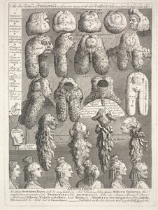 The Five Orders of the Perriwigs, 15. oktober af William Hogarth