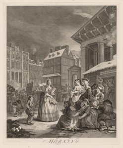 De fire gange på dagen af William Hogarth