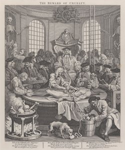 Grusomhedens fjerde stadie: Grusomhedens belønning af William Hogarth