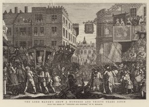 Overborgmesterens Vis hundrede og tredive år siden af William Hogarth