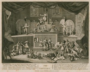 Lotteriet af William Hogarth