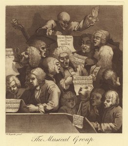 Den musikalske gruppe af William Hogarth