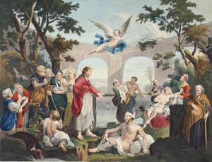 The Pool of Bethesda, illustration fra 