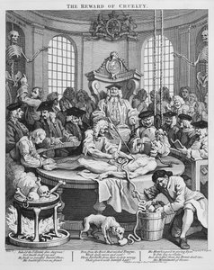 Belønningen for grusomhed af William Hogarth