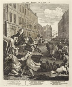 Andet trin af grusomhed af William Hogarth