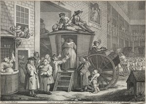 Scenecoachen af William Hogarth