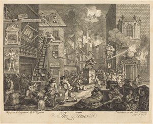 The Times, pl.1 af William Hogarth