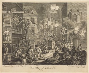 The Times, plansche 1 af William Hogarth