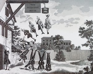 Vejehuset. (absolut gravitation) af William Hogarth af William Hogarth