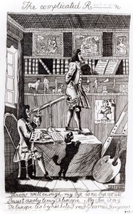 Den komplicerede Richardson, 1724 af William Hogarth