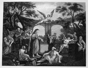 Poolen i Bethesda af William Hogarth