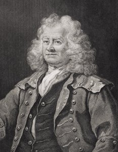 Thomas Coram, graveret af J.W. laver mad af William Hogarth