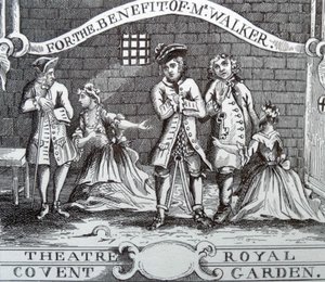 Billet til teatret af William Hogarth