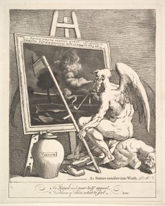 Tid med at ryge et billede, ca. 1761. af William Hogarth