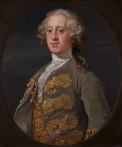 William Cavendish, markis af Hartington, senere fjerde hertug af Devonshire, 1741. af William Hogarth