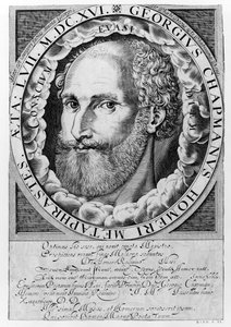 Portræt af George Chapman (ca. 1559-1634) ca. 1609-10
