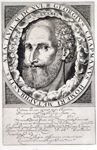 Portræt af George Chapman (ca. 1559-1634) ca. 1609-10